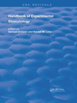cover image of Handbook of Experimental Stomatology